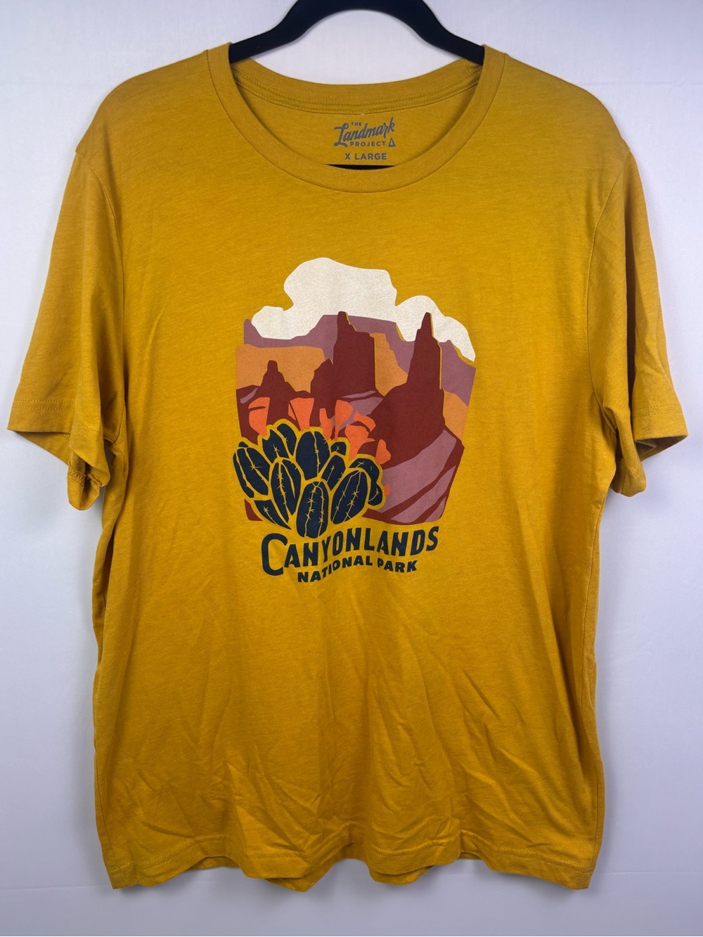 The Landmark Project Canyonlands National Park Mustard Graphic Tee XL